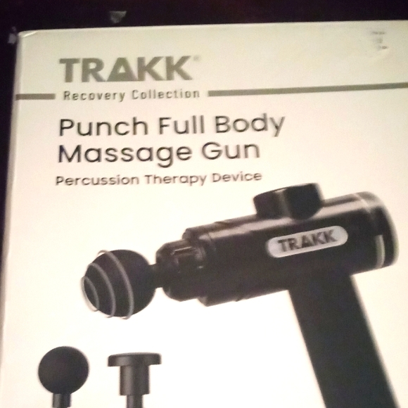 NWOT Black Punch Full Body Massage Gun - Picture 1 of 3